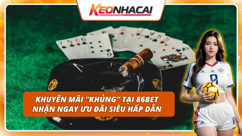 Khuyến mãi “khủng” tại 86BET - nhận ngay ưu đãi siêu hấp dẫn